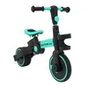 Detský bicykel/trojkolka Happy Bike 3v1, modrý Sportrike Náhľad obrázku produktu 6