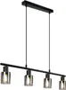 Lampa wisząca ZMH z 4 żarówkami, lampa wisząca nad stół Podgląd zdjęcia produktu 8