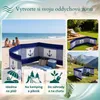 Lantigo Plážová zástena Modré Kotvy 6m | Vetrolam Náhľad obrázku produktu 5
