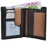 Geldbörse Nappa-Leder Kombibörse schwarz/tan Produktbild-Vorschau 1