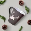 Tasses de Noël set de 4 cerfs style campagnard Tasses à Voir les images du produit 7