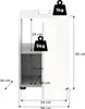 Mobile sotto lavabo Vira bianco 38 x 56 x 34 cm X2LA9703 Anteprima dell’immagine prodotto 10