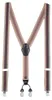 DonDon Herren Hosenträger 3,5 cm breit 4 Clips mit braunem Produktbild-Vorschau 2
