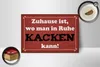 Holzschild Spruch 18x12cm Zuhause wo in Ruhe kacken kann Produktbild-Vorschau 3