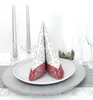 Airlaid Serviette Barock Silber in Bordeaux, 40 x 40 cm, 50 Produktbild-Vorschau 8