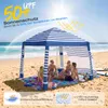 Sekey Strandmuschel Pop Up 240 x 240 cm für 4 Personen mit Produktbild-Vorschau 4