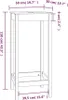 vidaXL Tavolo da bar 50x50x110 cm in legno di pino Anteprima dell’immagine prodotto 7