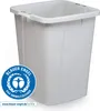 DURABLE Kosz na ?mieci DURABIN® ECO 90L kwadratowy, Szary, Podgląd zdjęcia produktu 1