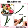 5 Stück 2.5m Künstliche Blumengirlande, Rosengirlande Produktbild-Vorschau 4
