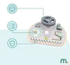 Mamabrum Montessori Busy Board Auto – Mini Motorikbrett Produktbild-Vorschau 3
