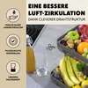 eluno ovocná mísa, hranatý dvoupatrový košík na chléb, Náhled obrázku produktu 11