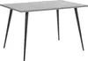 BELIANI Esstisch Grau / Schwarz 120 x 80 cm aus Spanplatte Produktbild-Vorschau 1