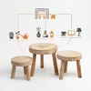Tabouret en bois pour fleurs, avec 3 pieds, couleur Voir les images du produit 7
