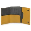 PIQUADRO Black Square Compact Wallet Slider RFID Giallo Náhľad obrázku produktu 2