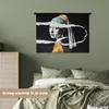 MuchoWow® Wandteppich Wandbehang Mädchen mit Perlenohrring Produktbild-Vorschau 4