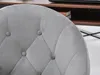 Křeslo na kolečkách DERIAN - světle šedé / černé Náhled obrázku produktu 9