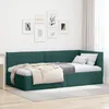 vidaXL Struttura letto ad angolo con testiera verde scuro Anteprima dell’immagine prodotto 2