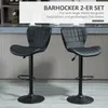 Homcom HOMCOM barová židle ve dvoudílné sadě 835-544 Náhled obrázku produktu 7