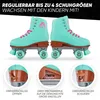 Apollo Rollschuhe »Disco Quads« Gr. M 35-38 Lagoon Inliner Produktbild-Vorschau 3