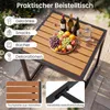 Set di mobili da giardino in polyrattan COSTWAY, set da Anteprima dell’immagine prodotto 4