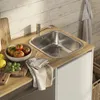 Wasmachinekast Vicco Viktor Wit/Artisanaal eiken 113.6 x Productafbeelding-voorbeeld 5