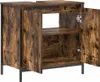 vidaXL: Mueble bajo lavabo, roble ahumado, 60 x 34,5 x 60 Vista previa de la imagen del producto 5