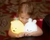 Lampada da comodino in silicone con orsetto per bambini LED Anteprima dell’immagine prodotto 4