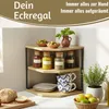 LS-LebenStil Küchenregal Eckregal Holz 27cm Stehendes Produktbild-Vorschau 6