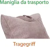 Ecopuf Fuzzy, Sessel Chaise Longue, Sitzsäck Bean Bag Produktbild-Vorschau 7