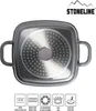STONELINE® Servierpfanne Eckig 20 cm | mit Deckel Produktbild-Vorschau 2