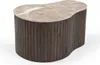 Couchtisch Nomi Mangoholz Dunkel Marmor Hell 70 x 50 x 38 Produktbild-Vorschau 3