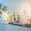 Gwiazda wisząca biała 3D Led ALICE 57 cm na baterie Podgląd zdjęcia produktu 21