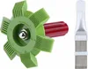 Two tools for cleaning air conditioner fins are shown against a white background. Produktbild-Vorschau