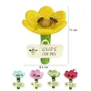 5er Set Bienen Tränke Garten, Insektentränke in Blumenform, Produktbild-Vorschau 2