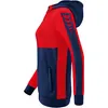 Erima Six Wings Trainingsjacke mit Kapuze New Navy/Rot - 34 Produktbild-Vorschau 2