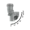 Naber HTB-S Bogen stufenlos, 0 87°/50  - Montagematerial Produktbild-Vorschau 3