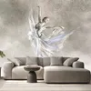 Romantische Komposition mit Blumen FOTOTAPETE 200x140 cm Produktbild-Vorschau 2