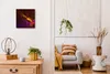 Coloray Uhr auf Leinwand 30x30 cm Wand Uhr Dekoration Produktbild-Vorschau 3