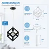 Lampa wisząca MasterLED - E27 - Czarna - Geometryczna Podgląd zdjęcia produktu 5