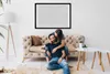 Bild - Bilderrahmen - 100 cm x 70 cm - MDF - Rahmen - Foto Produktbild-Vorschau 3