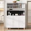 Flieks Küche Hochschrank mit Ladefunktion, Küchenbuffet Produktbild-Vorschau 4