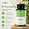 Vitamin B Komplex mit allen 8 B-Vitaminen - 180 Kapseln - Produktbild-Vorschau 3