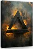 Leinwandbilder Wandbild Abstrakt Gold Schwarz 100x75 cm XXL Produktbild-Vorschau 1