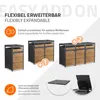 ML-Design cassonetto per rifiuti con copertura vegetale per Anteprima dell’immagine prodotto 7
