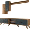 Skye Decor, Classe S - Noce, Calcedonio, Mobile TV, Noce, Anteprima dell’immagine prodotto 4