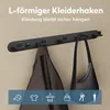 doporro Garderobenhaken Edelstahl, Kleiderhaken Wand mit 5 Produktbild-Vorschau 4