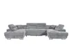 KSHOMECONCEPT Wohnlandschaft GUSTAW U mit Schlaffunktion Produktbild-Vorschau 2