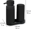 WENKO Easy Squeez-e Spülstation in Schwarz 15 x 18 x 7 cm Produktbild-Vorschau 5