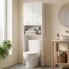 HOMCOM Waschmaschinenschrank, Hochschrank, Toilettenregal Produktbild-Vorschau 7