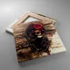 Bild auf Leinwand - Leinwandbild - Frau Folklore - 30x30cm Produktbild-Vorschau 2